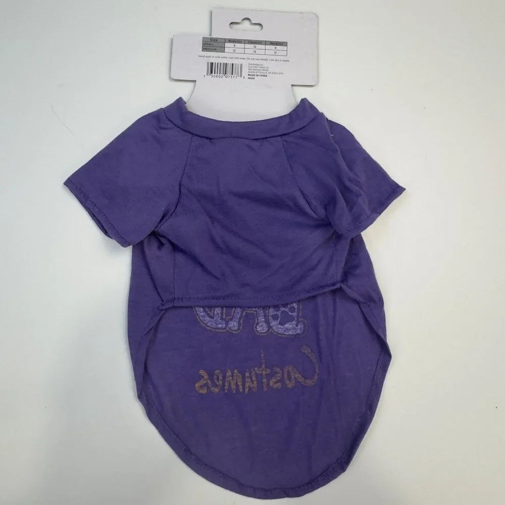Novelty Pet Halloween Tee Medium 